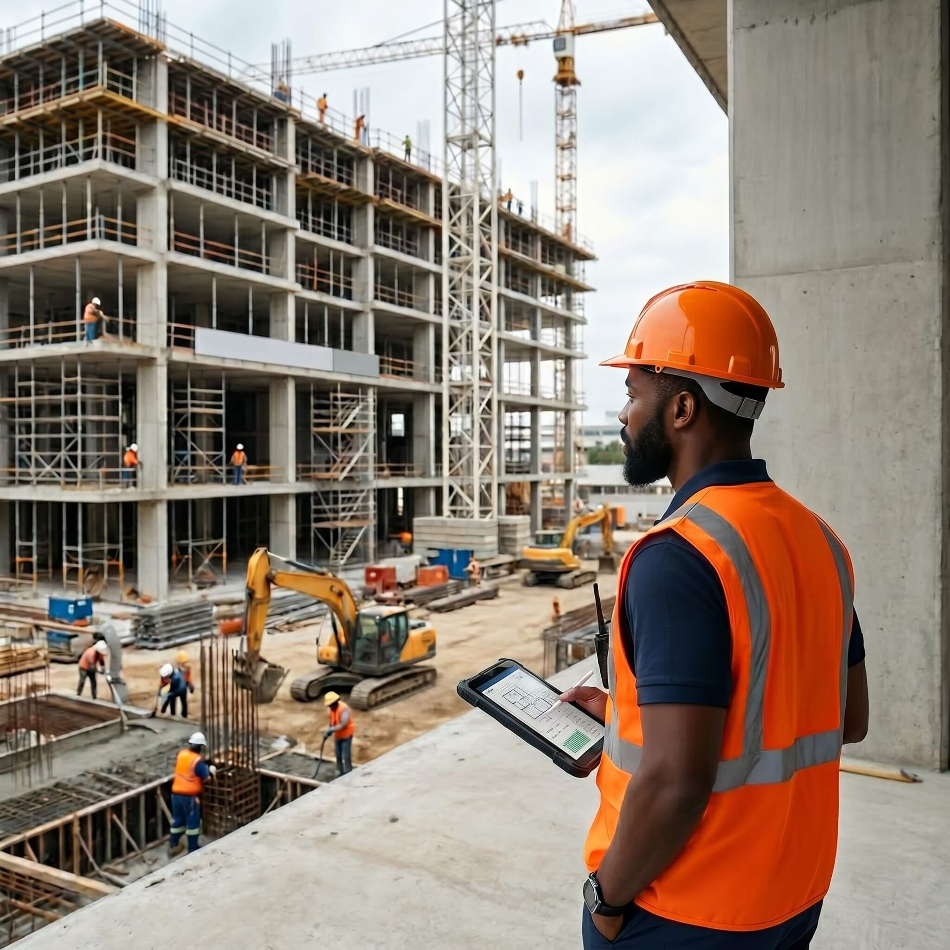 Gestão e fiscalização de obra civil com rigor técnico em Cabo Verde.