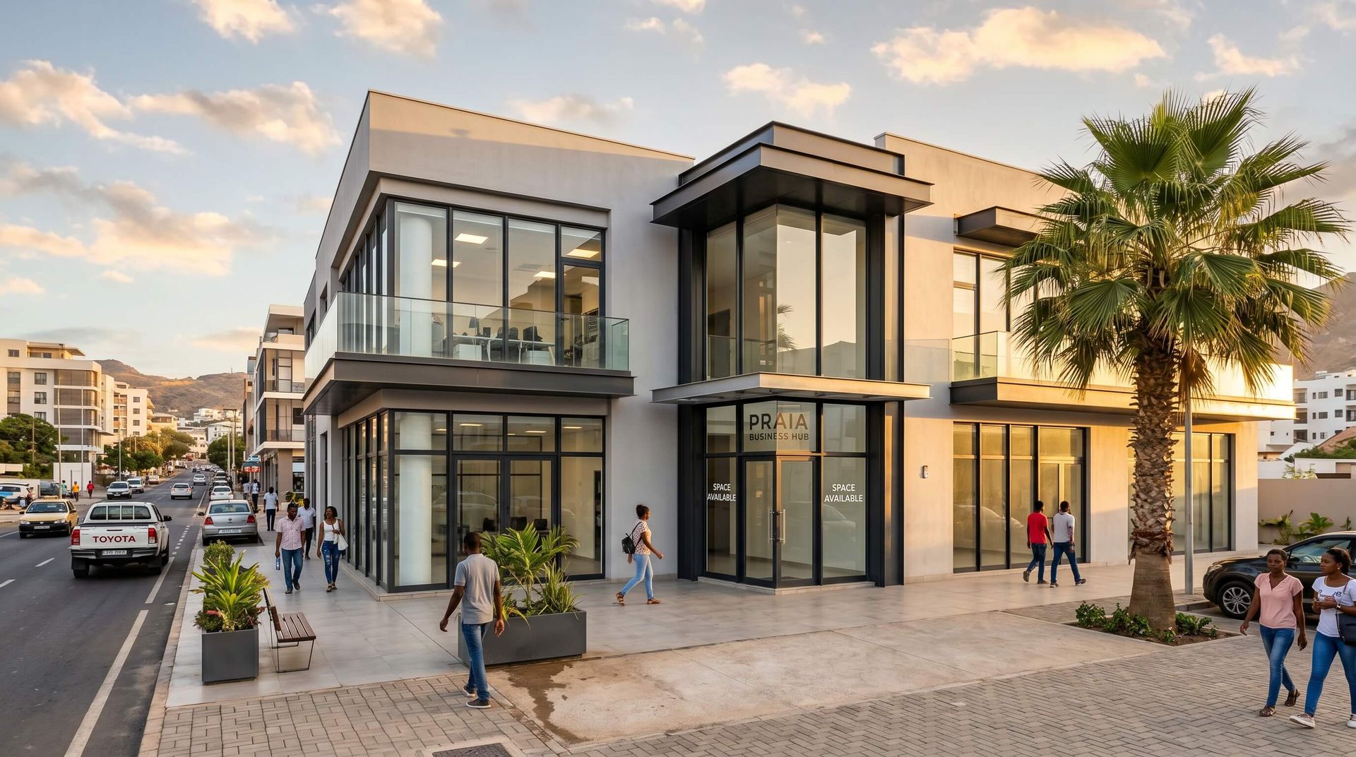 Aluguer e venda de espaços comerciais em localizações estratégicas na Praia, Cabo Verde – Master Imobiliária.